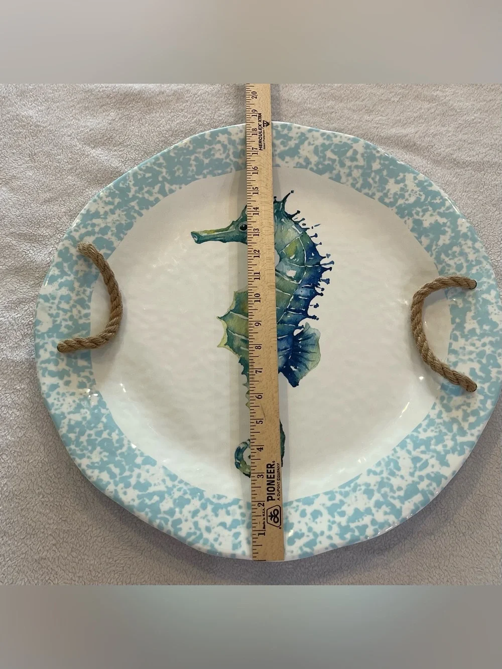 Tommy Bahama Seahorse Melamine Serving Tray